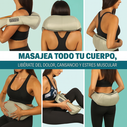 Masajeador Eléctrico Shiatsu Relax Pro para Cuello y Cuerpo con Calor