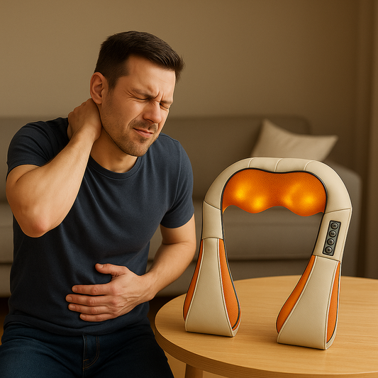 Masajeador Eléctrico Shiatsu Relax Pro para Cuello y Cuerpo con Calor