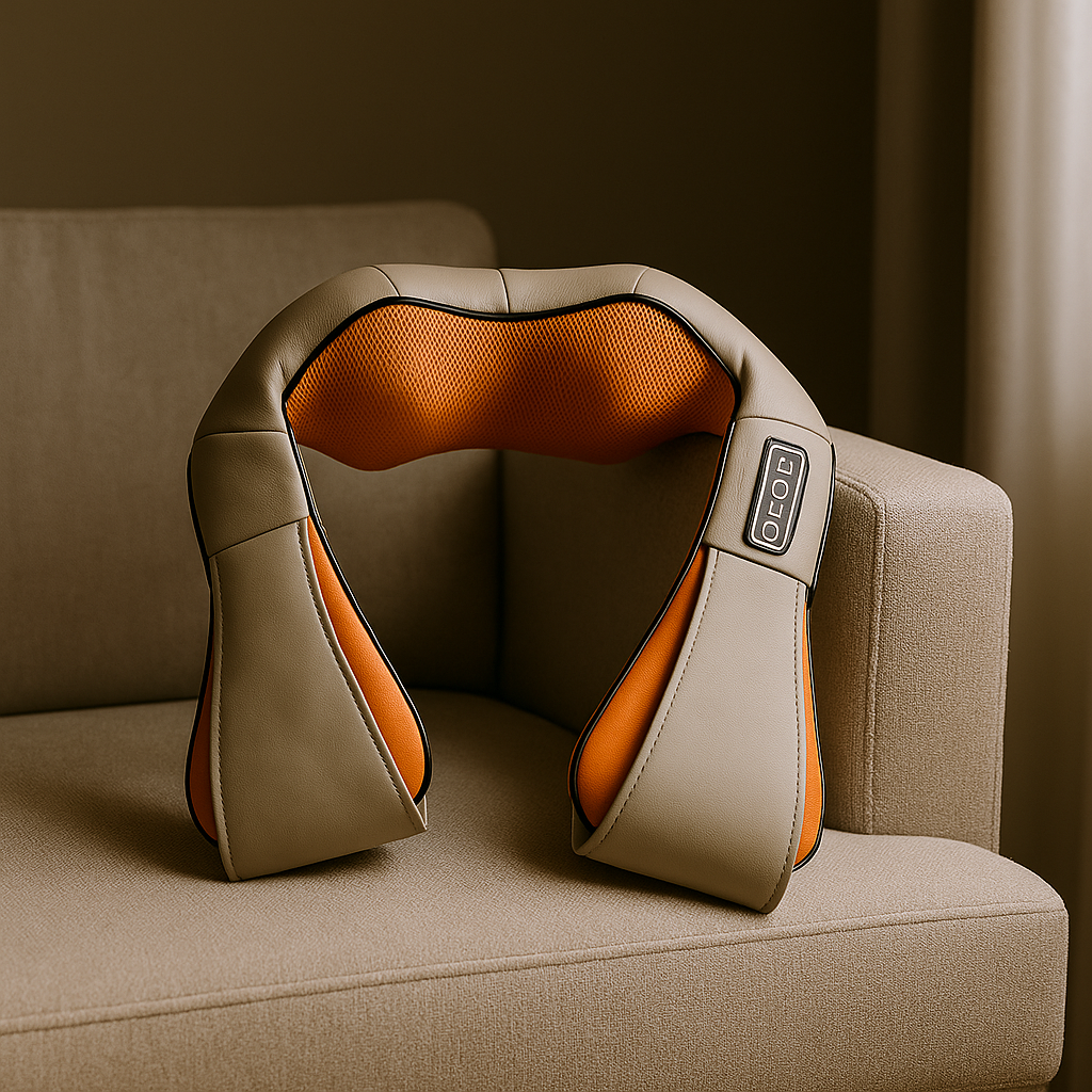 Masajeador Eléctrico Shiatsu Relax Pro para Cuello y Cuerpo con Calor